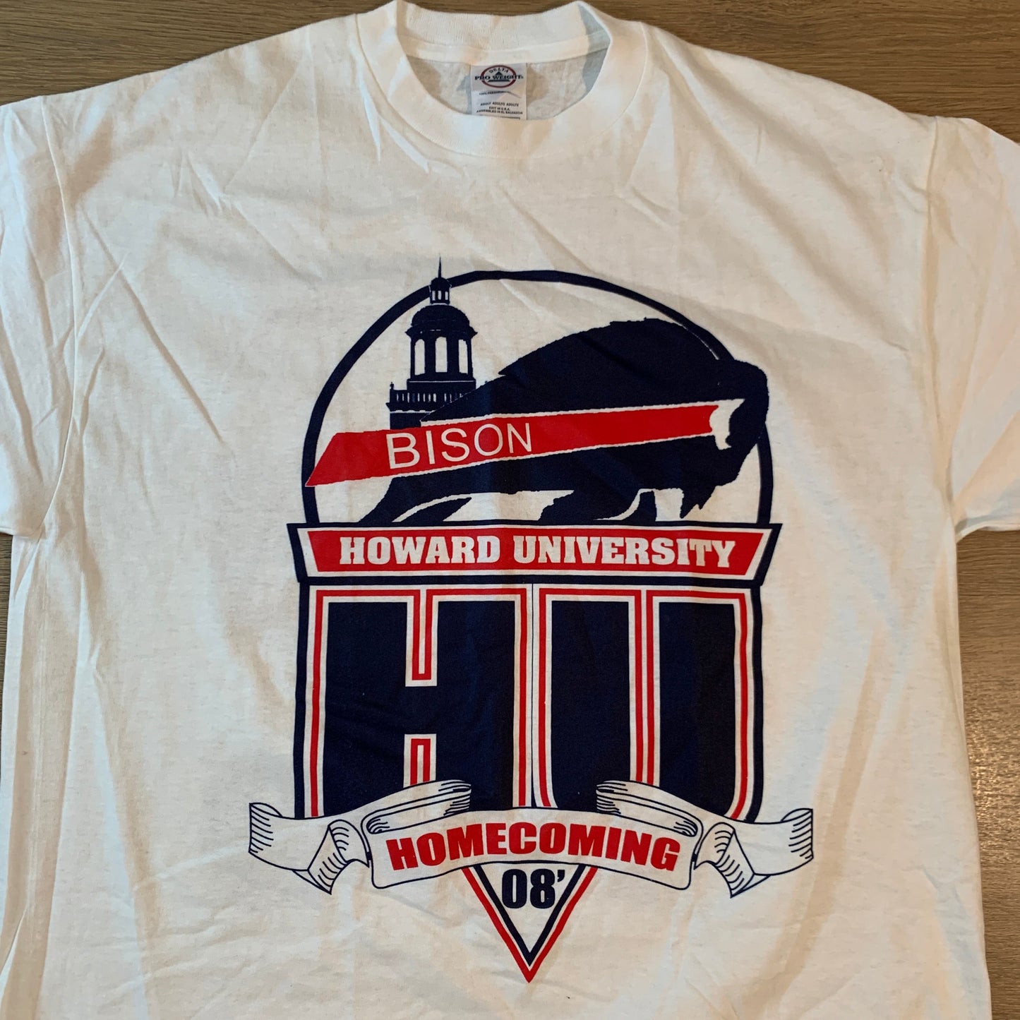 HOWARD U HOMECOMING 2008 T SHIRT