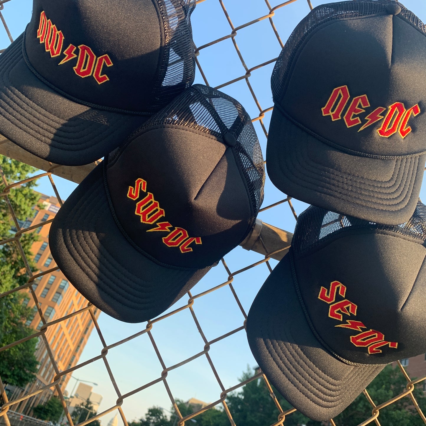 WASH⚡️DC CITY OF CORRUPTION TRUCKER HAT