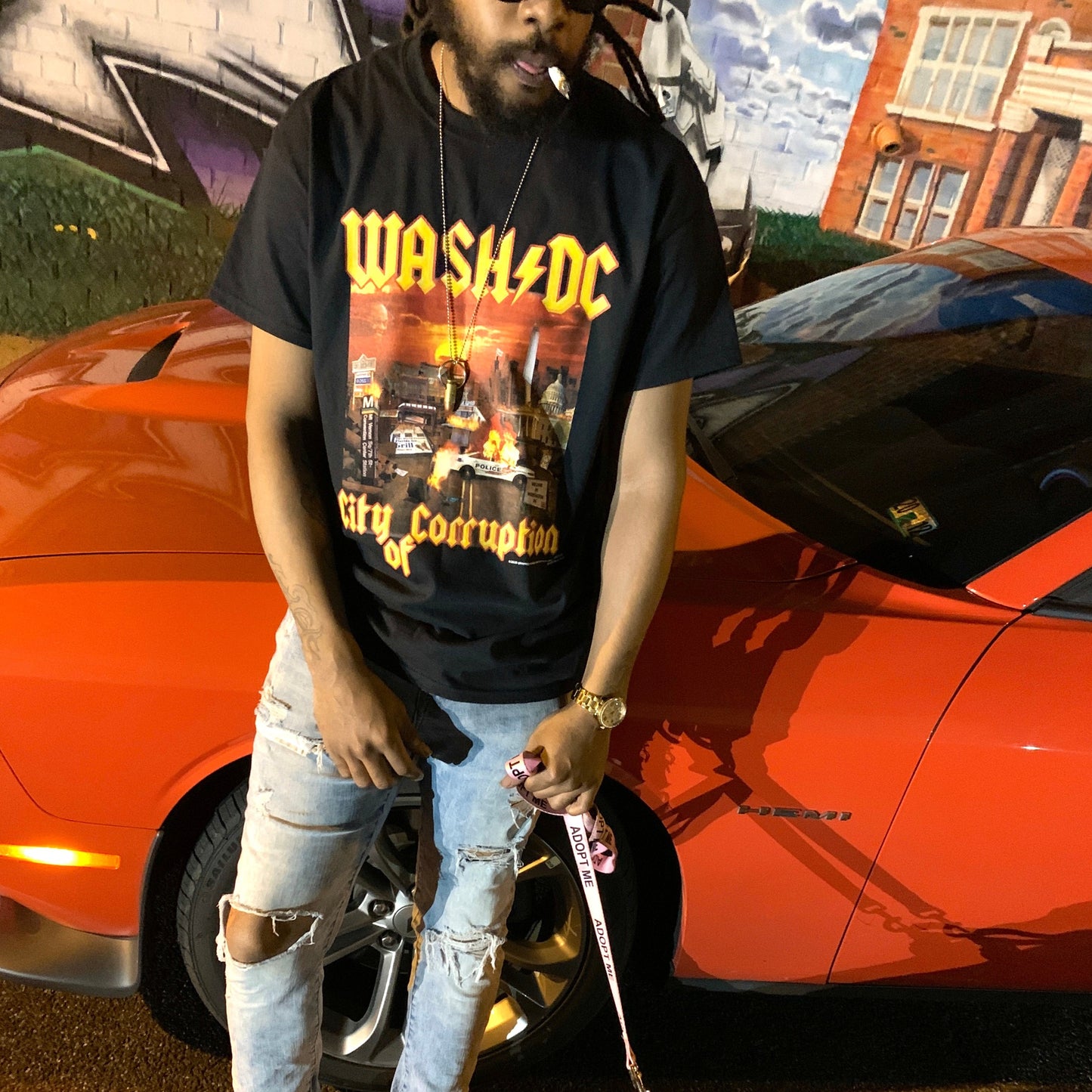 WASH⚡️DC CITY OF CORRUPTION TOUR 2020 VINTAGE T SHIRT