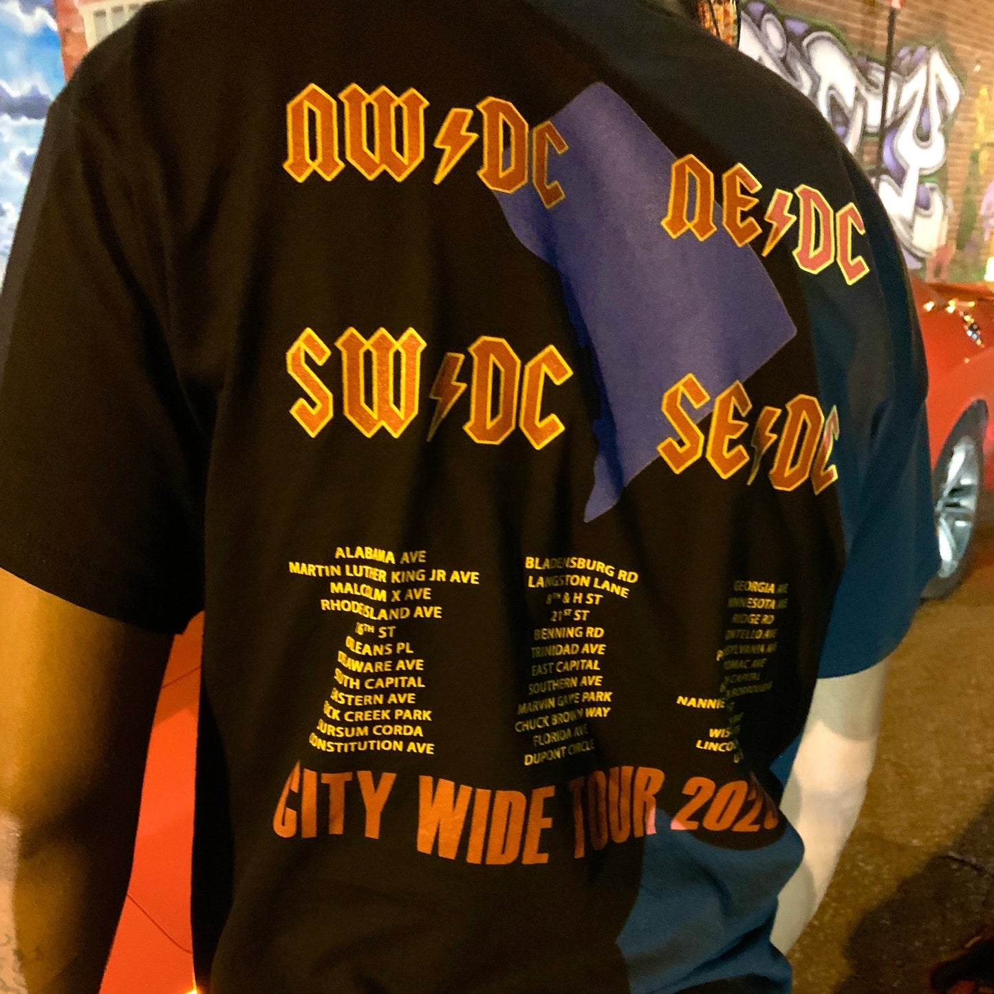 WASH⚡️DC CITY OF CORRUPTION TOUR 2020 VINTAGE T SHIRT
