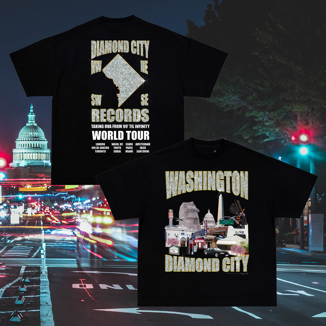 WASHINGTON DIAMOND CITY 💎 WORLD TOUR T SHIRT