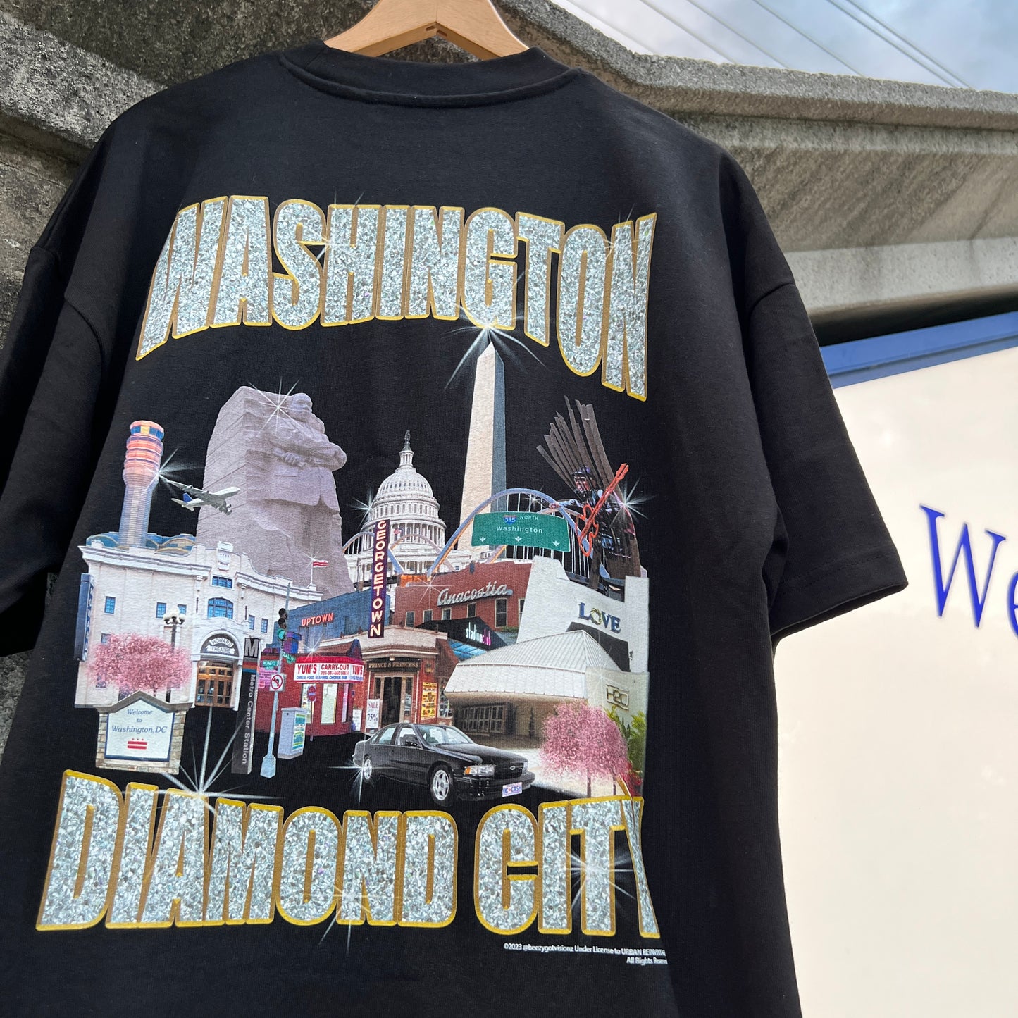 WASHINGTON DIAMOND CITY 💎 WORLD TOUR 2.O MERCH T SHIRT