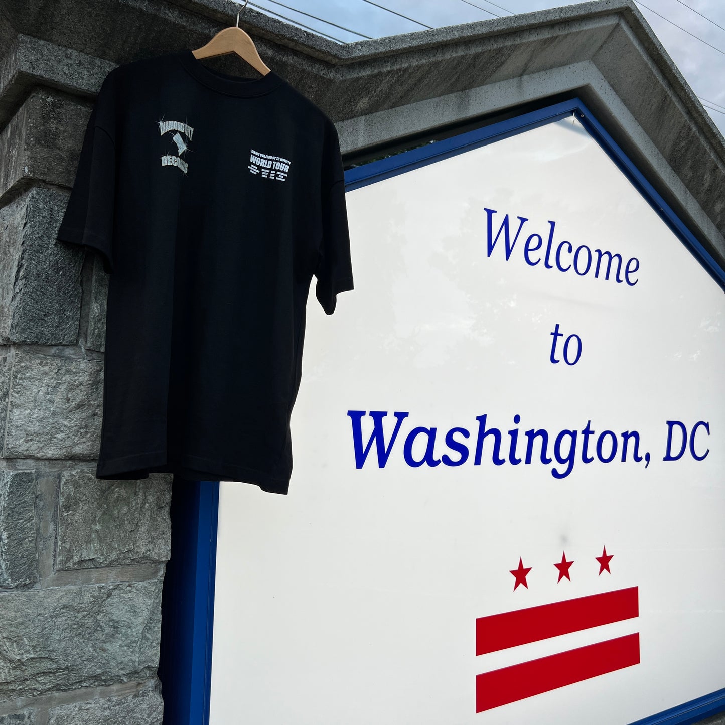 WASHINGTON DIAMOND CITY 💎 WORLD TOUR 2.O MERCH T SHIRT